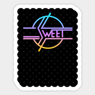 The Sweet 80's Band Sticker